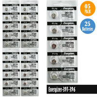 Energizer-397-396 Watch Battery, 1 Pack 5 batteries, Replaces all SR726SW, SR726W