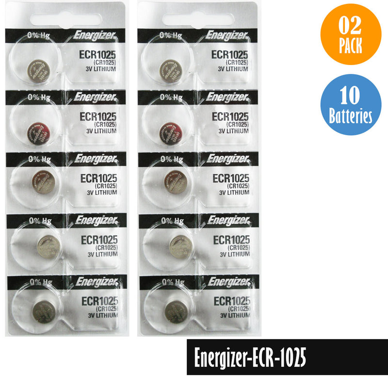 Load image into Gallery viewer, Energizer-ECR-1025 Watch Battery, 1 Pack 5 batteries, Replaces all CR1025
