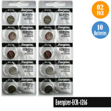 Energizer-ECR-1216 Watch Battery, 1 Pack 5 batteries, Replaces all CR1226