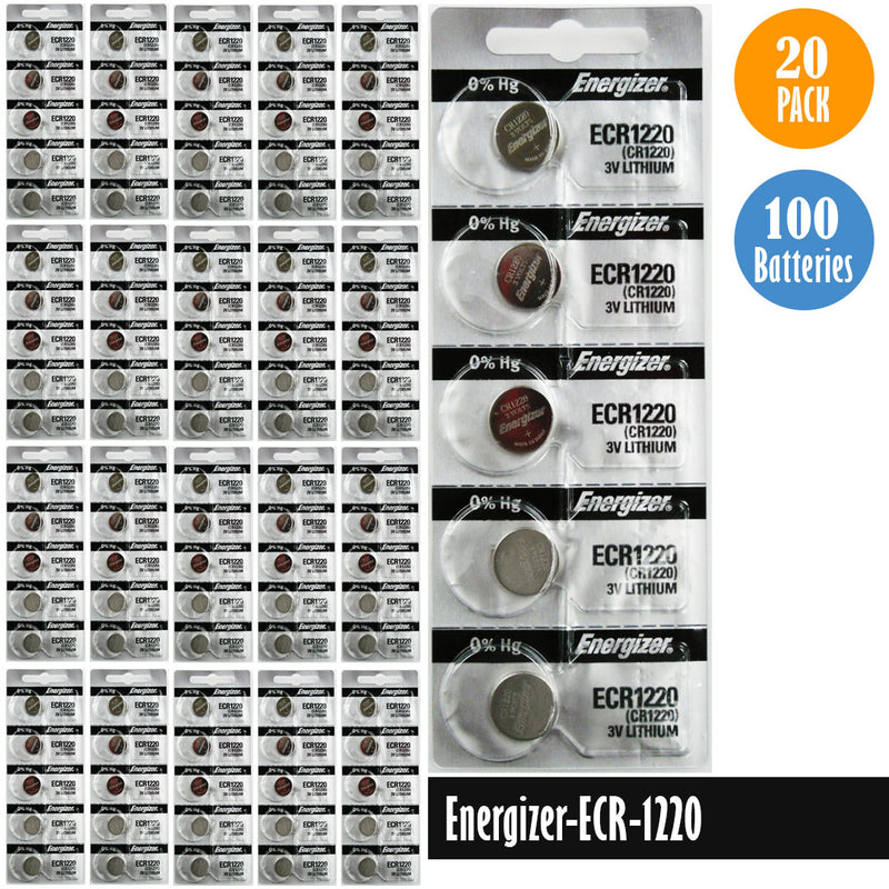 Load image into Gallery viewer, Energizer-ECR-1220 Watch Battery, 1 Pack 5 batteries, Replaces all CR1220
