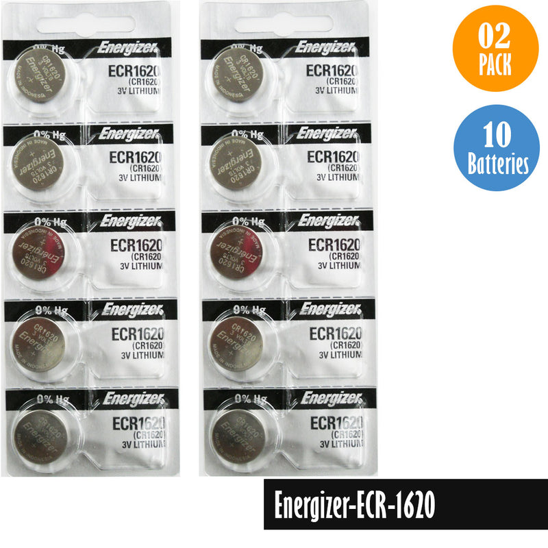 Load image into Gallery viewer, Energizer-ECR-1620 Watch Battery, 1 Pack 5 batteries, Replaces all CR1620
