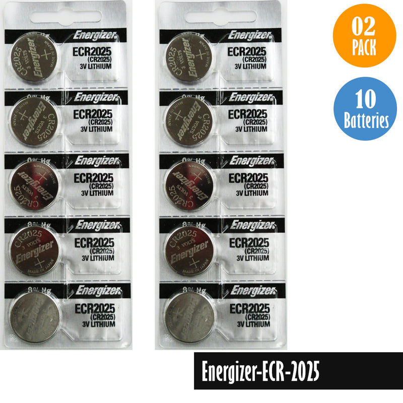 Load image into Gallery viewer, Energizer-ECR-2025 Watch Battery, 1 Pack 5 batteries, Replaces all CR2025
