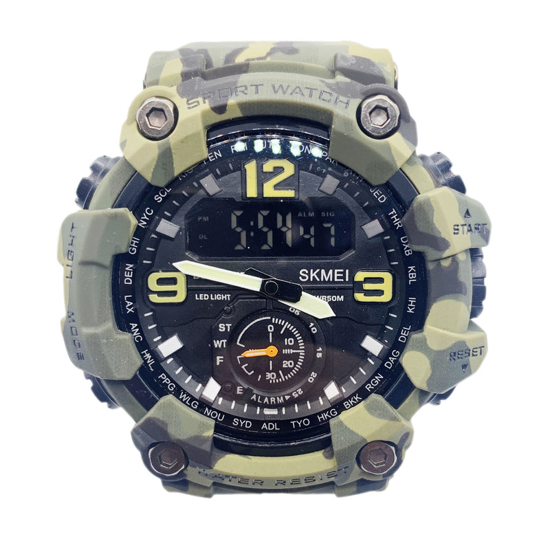 Load image into Gallery viewer, Men Sports Watch Digital and Analogue - 1637 Free Shipping in USA
