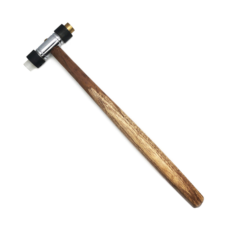 Load image into Gallery viewer, Two Headed Hammer with Brass &amp; Plastic Jewelry and Watch Repairing Tools
