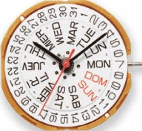 GM00 Miyota - Citizen Day and Date Watch Movement Made in Japan - Universal Jewelers & Watch Tools Inc.