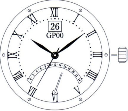 GP00 Miyota - Citizen Watch Movement Made in Japan - Universal Jewelers & Watch Tools Inc.