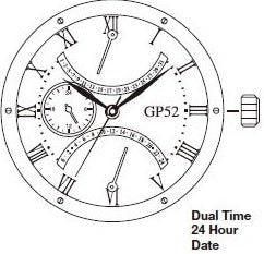 GP52 Miyota - Citizen Watch Movement Made in Japan - Universal Jewelers & Watch Tools Inc.