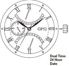 GP52 Miyota-Citizen Watch Movement Made in Japan