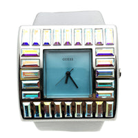 Guess Ladies Square Crystal Watch W11524L3