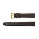 Genuine Leather Watch Band 16 - 20mm Flat Classic Plain Grain Stitched Brown Light Brown - Universal Jewelers & Watch Tools Inc.