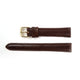 Genuine Leather Watch Band 16-20mm Padded Classic Plain Grain Stitched in Brown, Burgundy and Tan - Universal Jewelers & Watch Tools Inc. 