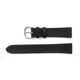 Genuine Leather Watch Band 18mm, 19mm Flat Classic Plain Grain in Black - Universal Jewelers & Watch Tools Inc. 