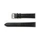 Genuine Leather Watch Band 18-24mm Padded Lizard Grain Stitched in Black and Brown - Universal Jewelers & Watch Tools Inc. 