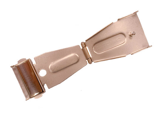 Metal Band Buckles With Push Button in Rose Gold Color. - Universal Jewelers & Watch Tools Inc.
