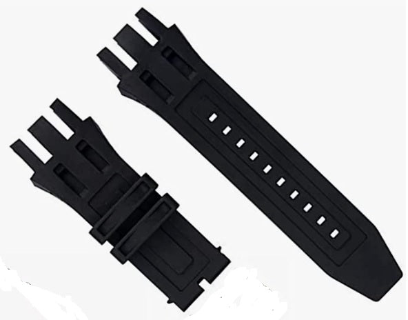 New Black Silicone Rubber Watch Strap For 0903 0904 0908 0911 0912