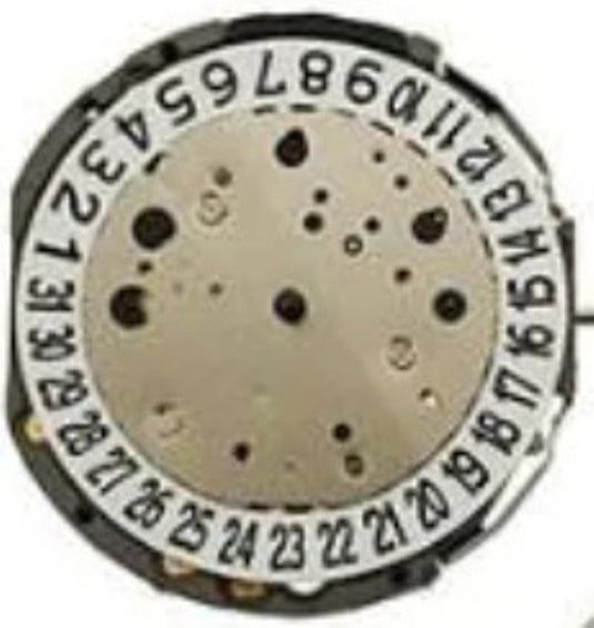 JS25-date 6 Miyota-Citizen Watch Movement Made in Japan