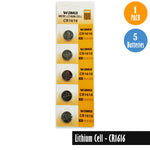Lithium Cell-CR1616, 1 Pack 5 Batteries, Available for bulk order - Universal Jewelers & Watch Tools Inc. 