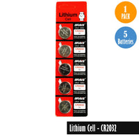 Lithium Cell-CR2032, 1 Pack 1 Battery, Available for bulk order - Universal Jewelers & Watch Tools Inc. 