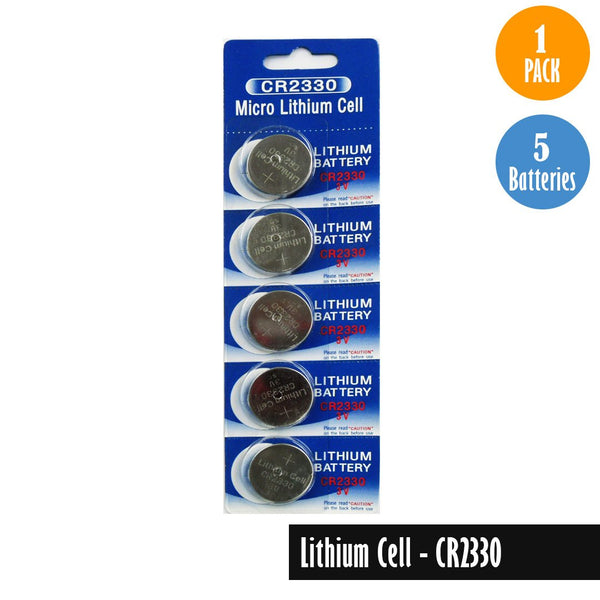 Lithium Cell-CR2330, 1 Pack 1 Battery, Available for bulk order - Universal Jewelers & Watch Tools Inc. 