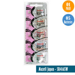 Maxell Japan - SR416SW Watch Batteries Single Pack of 5 Batteries - Universal Jewelers & Watch Tools Inc. 