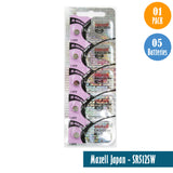 Maxell Japan - SR512SW Watch Batteries Single Pack of 5 Batteries - Universal Jewelers & Watch Tools Inc. 