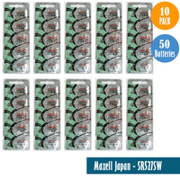 Maxell Japan - SR527SW (319) Watch Batteries Single Pack of 5 Batteries