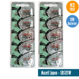 Maxell Japan - SR527SW (319) Watch Batteries Single Pack of 5 Batteries