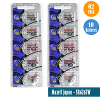 Maxell Japan - SR626SW (377) Watch Batteries Single Pack of 5 Batteries