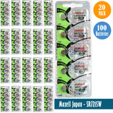 Maxell Japan - SR721SW (362) Watch Batteries Single Pack, 5 Batteries
