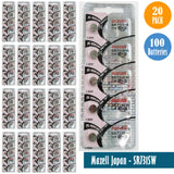 Maxell Japan - SR731SW (329) Watch Batteries Single Pack, 5 Batteries
