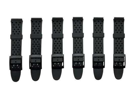 Flexible Replacement Plastic PVC Watch Band with Holes without Pins 17mm