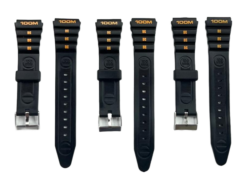 Load image into Gallery viewer, PVC Sport Watch Band 14MM,19MM,19MMXXL Fits Timex,Casio and Others
