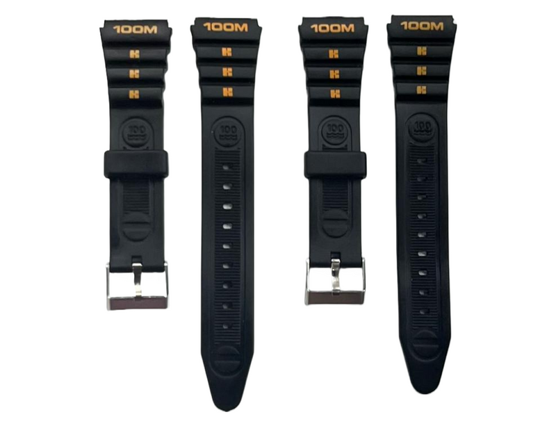 Load image into Gallery viewer, PVC Sport Watch Band 14MM,19MM,19MMXXL Fits Timex,Casio and Others
