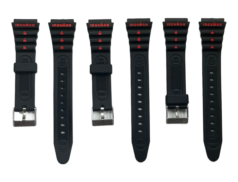 Load image into Gallery viewer, Fits Timex IRONMAN Water Resistant PVC Sport Watch Band Strap 19mm
