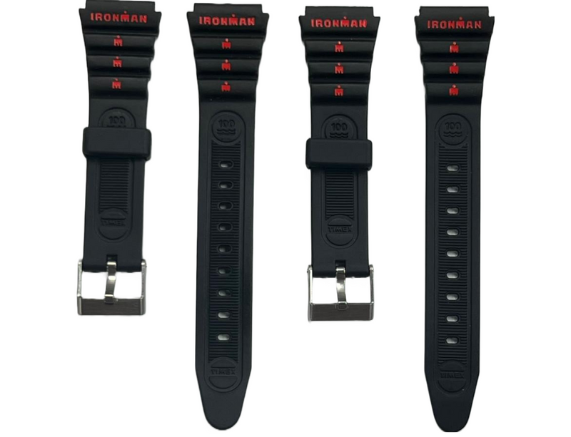 Load image into Gallery viewer, Fits Timex IRONMAN Water Resistant PVC Sport Watch Band Strap 19mm
