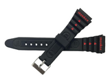 Fits Timex IRONMAN Water Resistant PVC Sport Watch Band Strap 19mm