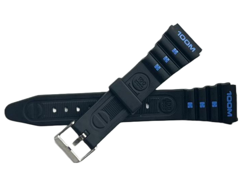 Load image into Gallery viewer, Water Resistant PVC Sport Watch Band 18MM Fits Timex, Casio and Others
