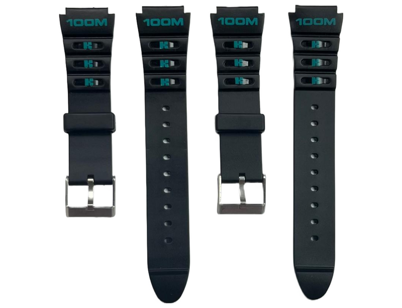 Load image into Gallery viewer, Water Resistant PVC Sport Watch Band 18MM Fits Timex, Casio and Others
