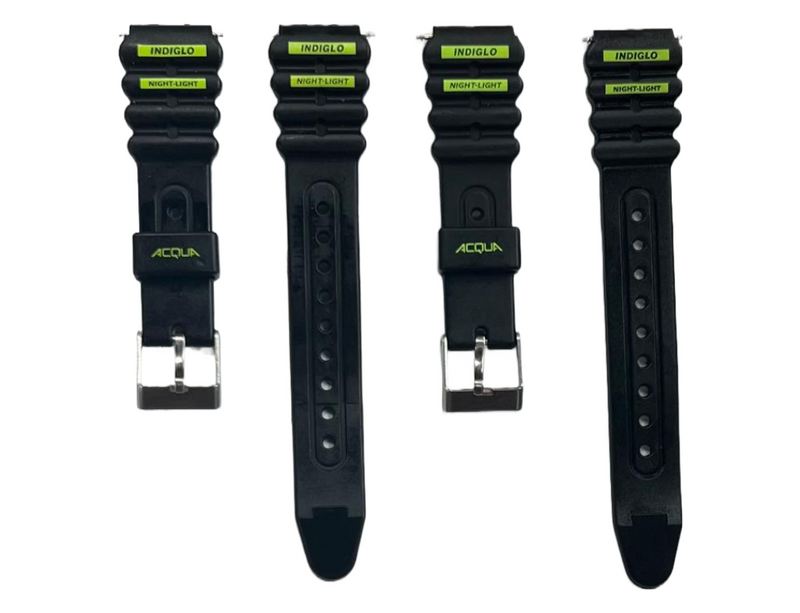 Load image into Gallery viewer, Water Resistant PVC Sport Watch Band Strap 16mm Fits Timex and Others
