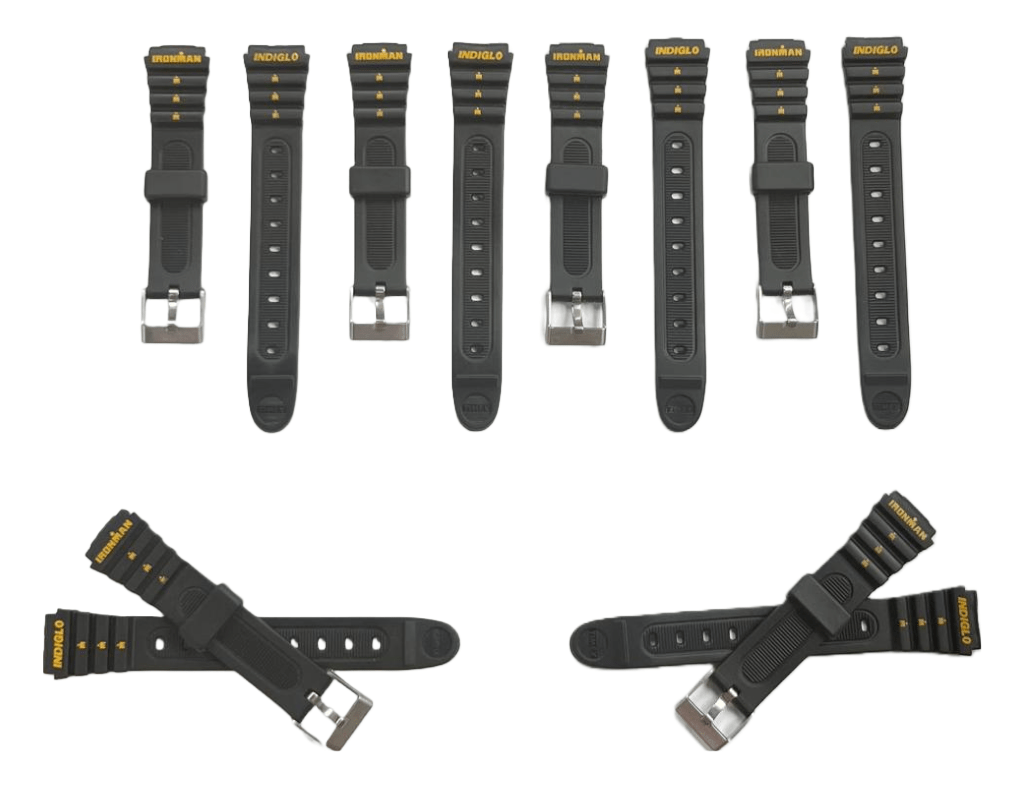 Water Resistant PVC Sport Watch Band Strap 15mm Fits Timex,Casio and Others - Universal Jewelers & Watch Tools Inc.