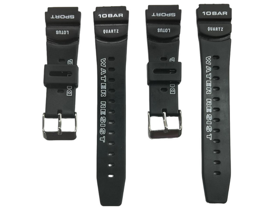 Water Resist Diving Sport PVC Watch Band 20mm Fits Timex Casio and Others