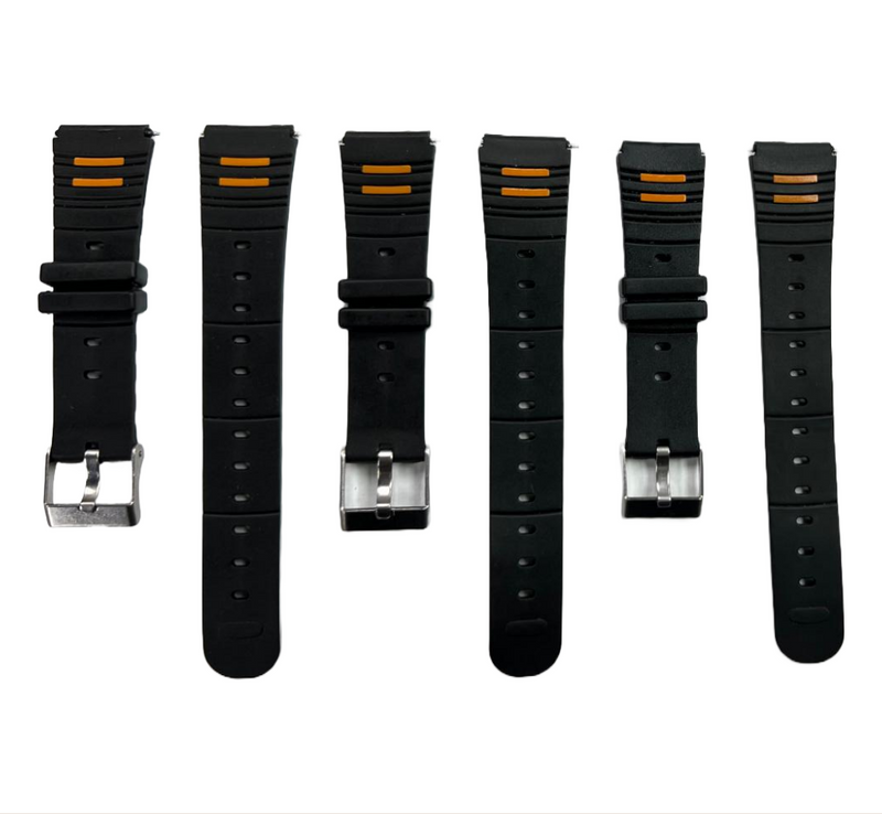 Load image into Gallery viewer, Water Resistant PVC Sport Watch Band Strap 16mm Fits Timex, Casio and others
