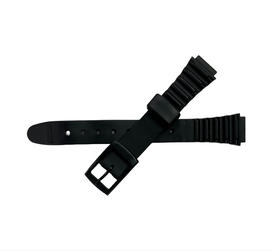 Water Resistant PVC Sport Watch Band 12MM Fits Timex, Casio and Others