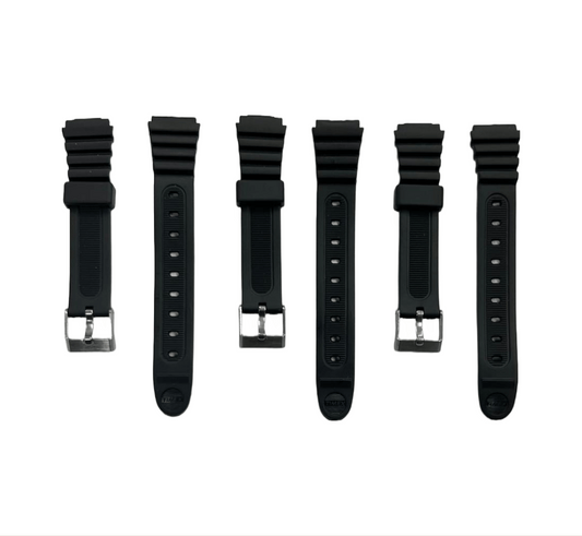 Fits Timex, Casio Water Resistant PVC Sport Watch Band 12MM - Universal Jewelers & Watch Tools Inc.