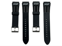 Water Resistant PVC Sport Watch Band Strap 19mm Fits Timex, Casio and Others