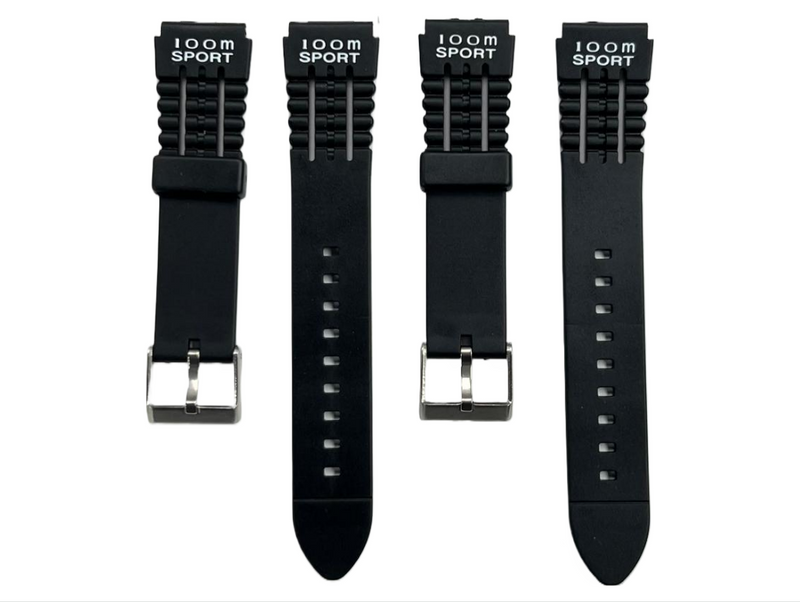 Load image into Gallery viewer, Water Resistant PVC Sport Watch Band Strap 19mm Fits Timex, Casio and Others
