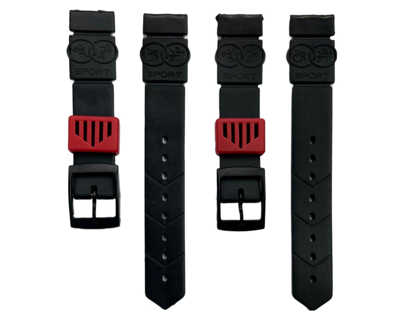 Load image into Gallery viewer, Water Resistant PVC Sport Watch Band Strap 18mm Fits Timex, Casio and others
