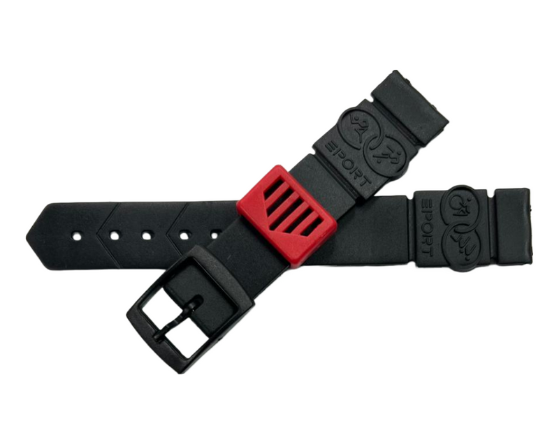 Load image into Gallery viewer, Water Resistant PVC Sport Watch Band Strap 18mm Fits Timex, Casio and others
