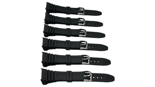 Genuine Casio Watch Band Rubber Resin Strap fits to W - 96H - 1A W - 96H - 1B W - 96H - 2A W - 96H - 3A W - 96H - 4A2 W - 96H - 9A W - 96H - 4A - Universal Jewelers & Watch Tools Inc.