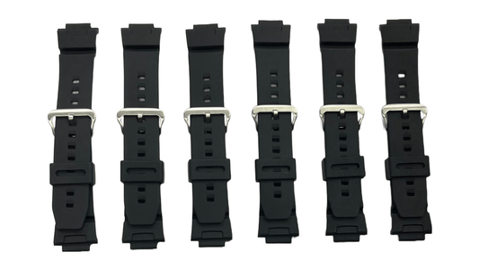 Casio Genuine Replacement Strap 16mm for G Shock Watch Model G - 100 - 2B, G - 2310 - 2V, G - 2400 - 2V, G - 100 - 2BV - Universal Jewelers & Watch Tools Inc.